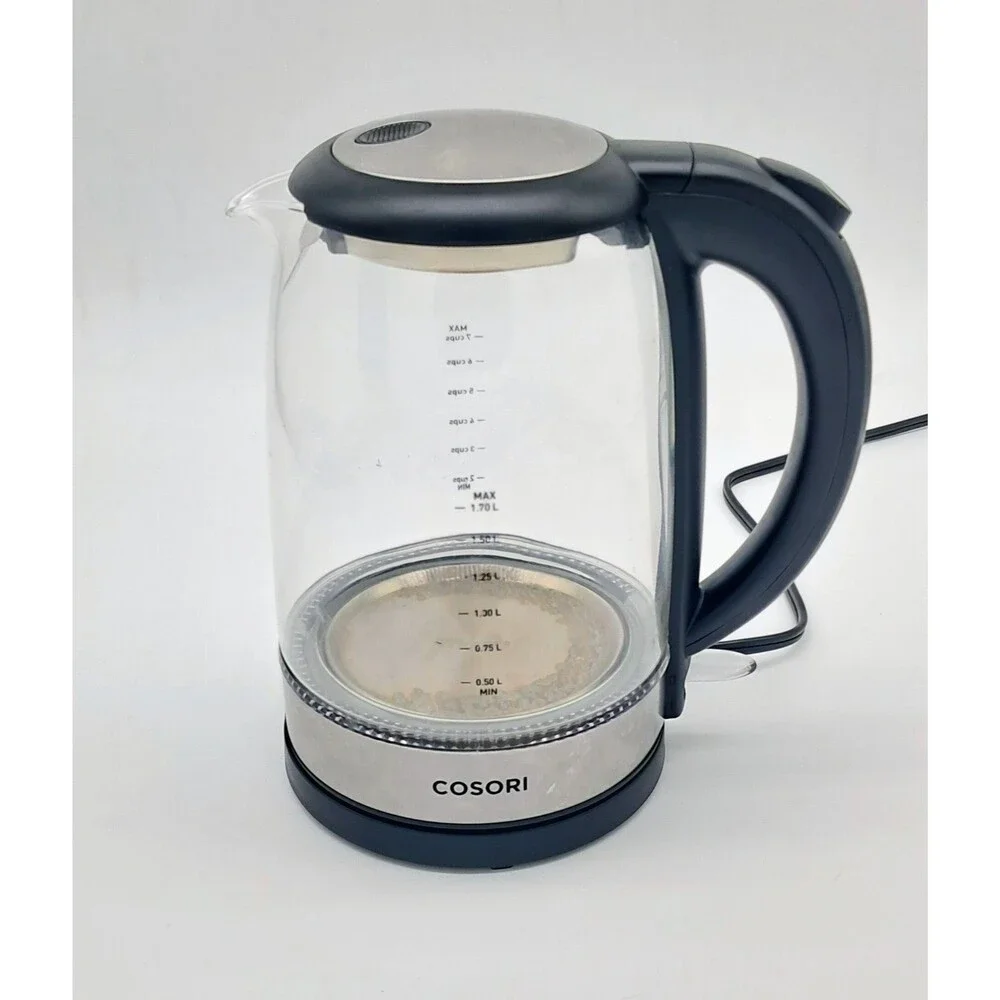 COSORI Electric Glass Kettle 1.7L Tea Water Boiler GK172-CO 1500W Fast Boil
